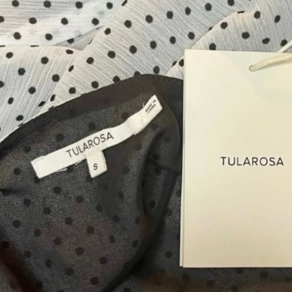 TULAROSA Sid Wrap Maxi Dress, Eggshell, SM - Picture 7 of 7